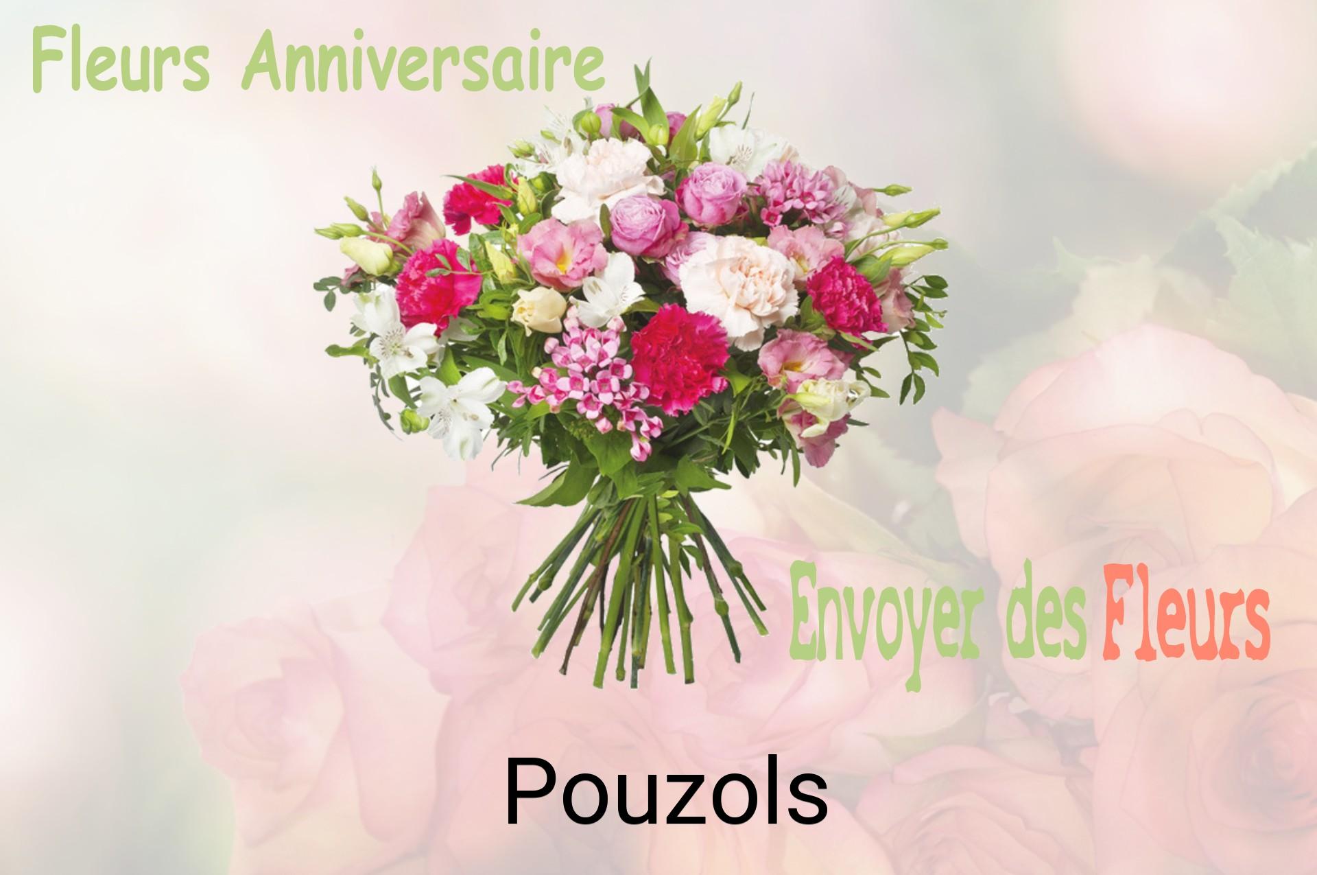 Bouquet de fleurs d’anniversaire livré à Pouzols